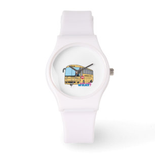 Montre Le chauffeur de bus de l'école sombre