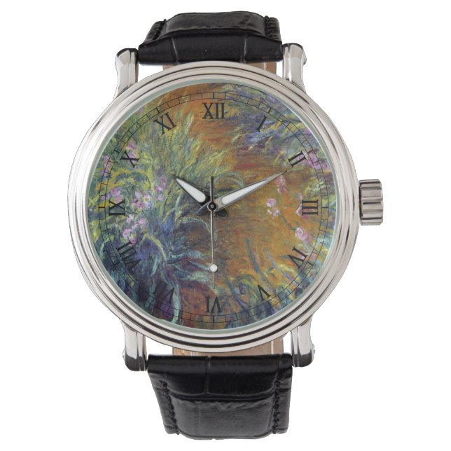 Montre Le chemin à travers les Irises par Claude Monet (devant)