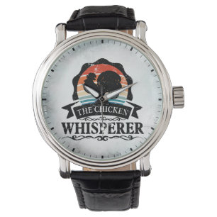 Montre Le Chuchoteur de Poulets Drôle