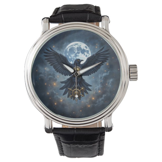 Montre Le Corbeau Céleste.  (devant)