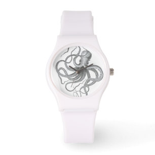 Montre Le cru nautique de poulpe de steampunk kraken le