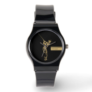 Montre Le golfeur doré 