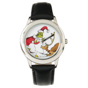 Montre Le Grinch prépare Max le renne