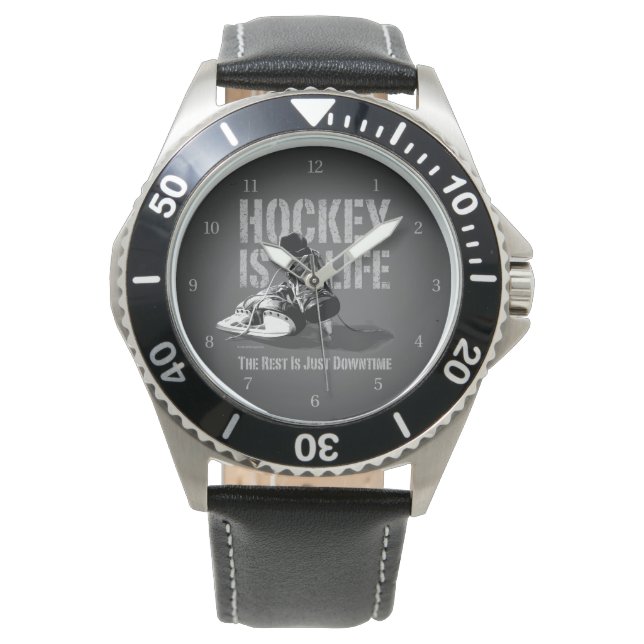 Montre Le hockey c'est la vie (devant)