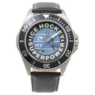 Montre Le hockey sur glace est ma superpuissance