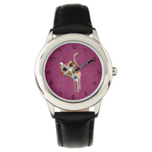 Montre Le Jour de la mignonne chatte blanche morte