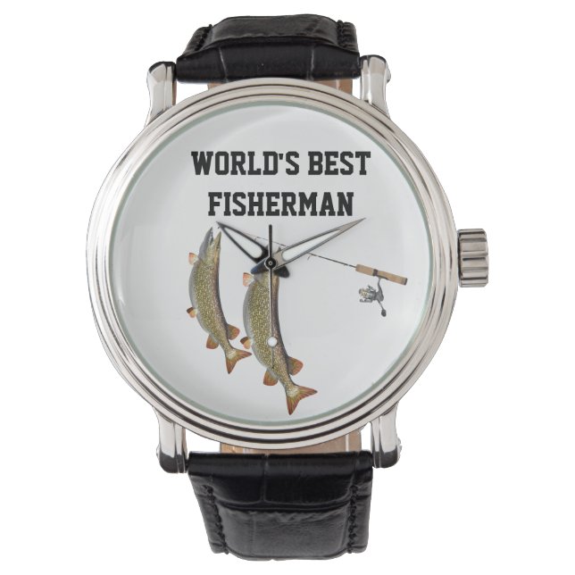 MONTRE LE MEILLEUR DU MONDE **PÊCHEUR** REGARDEZ POUR LUI (devant)