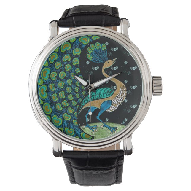 Montre Le paon de la nuit (devant)