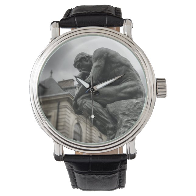 Montre Le penseur Rodin Paris Sculpture (devant)