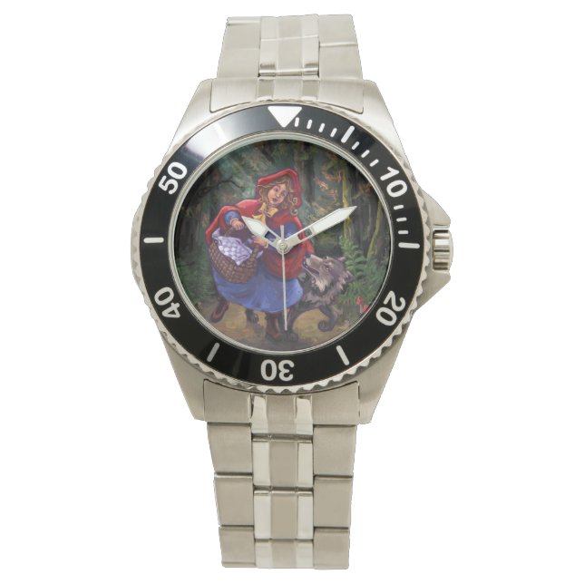 Montre Le Petit Chaperon rouge (devant)