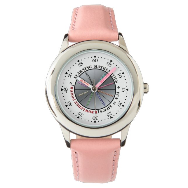 Montre Le pouvoir des mathématiques (devant)