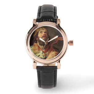 Montre Le Roi David Jouant Sa Harpe