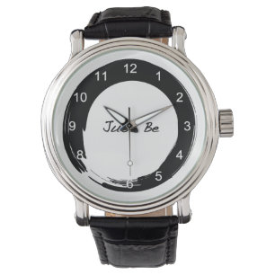 Montre Le symbole de zen avec "soit juste "