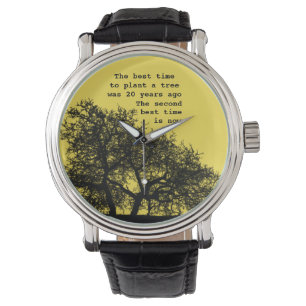 Montre Le temps est maintenant.  Bijoux faits sur