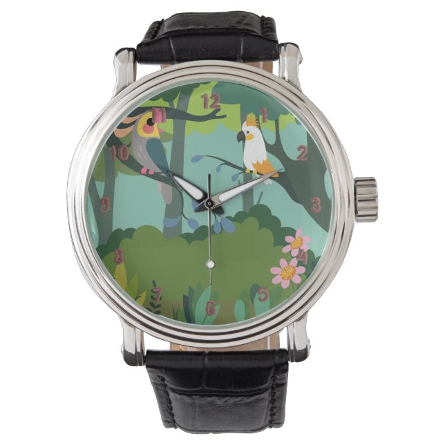 Montre Le thème de la jungle (devant)