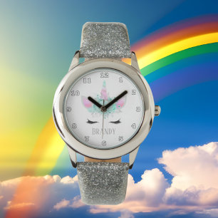 Montre Le visage de licorne d'imaginaire ajoutent la