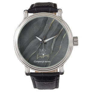Montre Leçons de vie – Journal de découverte de soi noir 