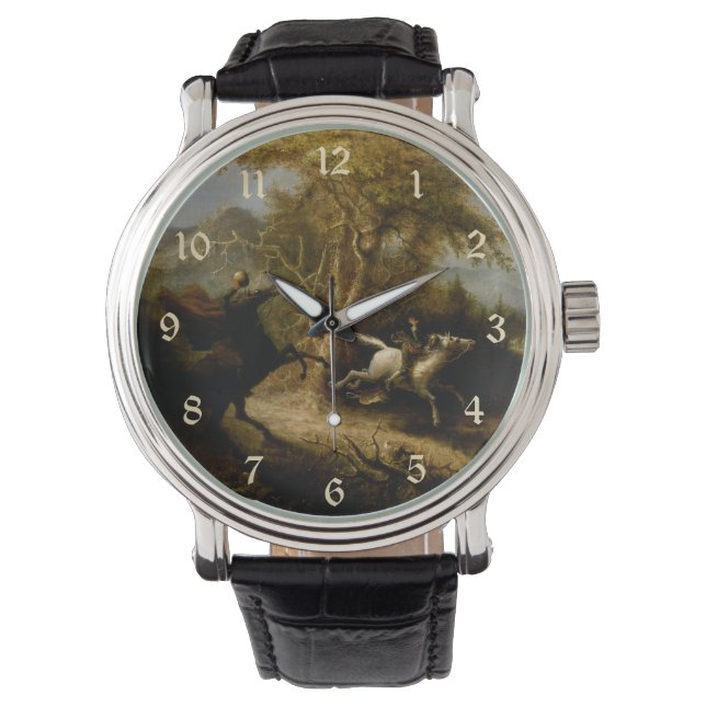 Montre Légende du cavalier sans tête fantôme d'Halloween (devant)