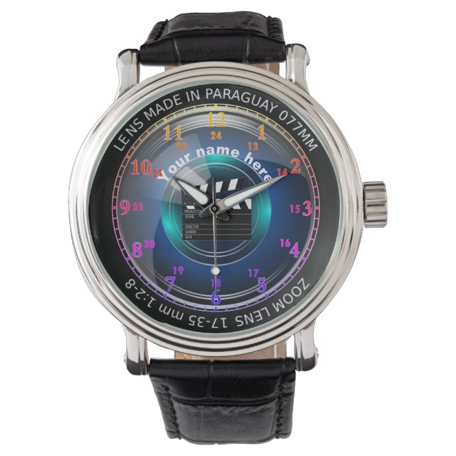 Montre Lentières de caméra (devant)