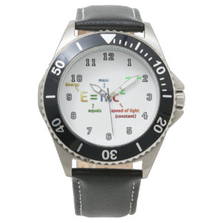 Montre L'équivalence énergétique de masse d'Einstein