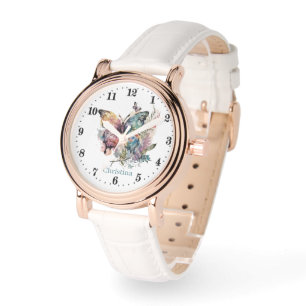 Montre Les amateurs de papillons adorent ajouter un nom