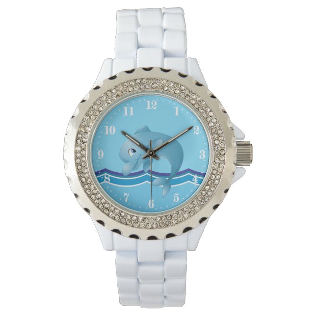 Montre Les amateurs de plage de dauphins adorent (devant)