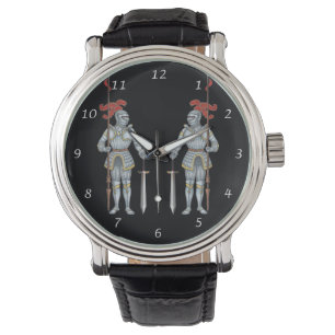 Montre Les chevaliers attendent la bataille en armure