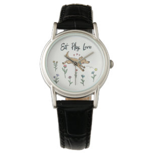 Montre Les chiens dans le jardin II   mangent l'amour de