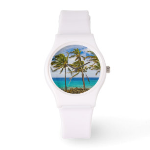 Montre Les cocotiers (Cocos nucifera) se balancent dans