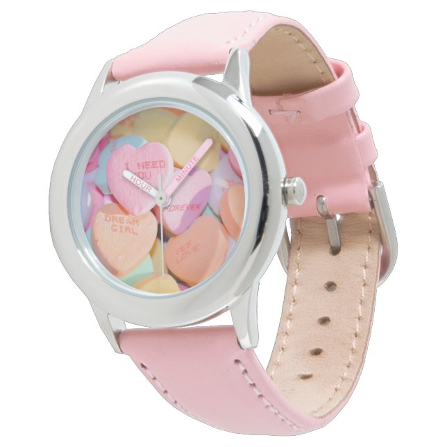 MONTRE LES COEURS DE LA BOUGIE DE VALENTINE (Incliné)