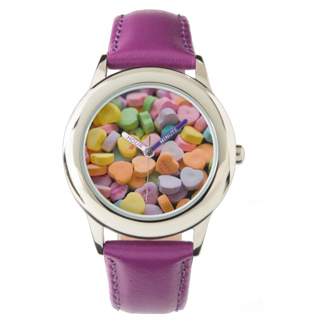 MONTRE LES COEURS DE LA BOUGIE DE VALENTINE (devant)
