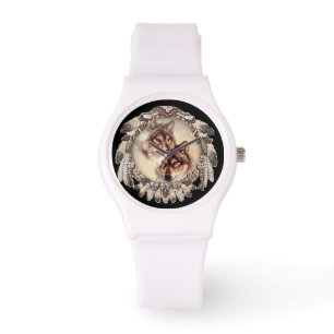 Montre Les couples de loup se sont nichés dans une montr