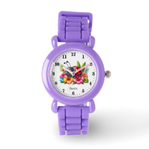 Montre Les filles mignonnes amateurs de coccinelle ajoute