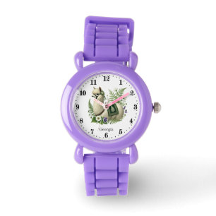 Montre Les filles mignonnes amoureux lama personnalisable