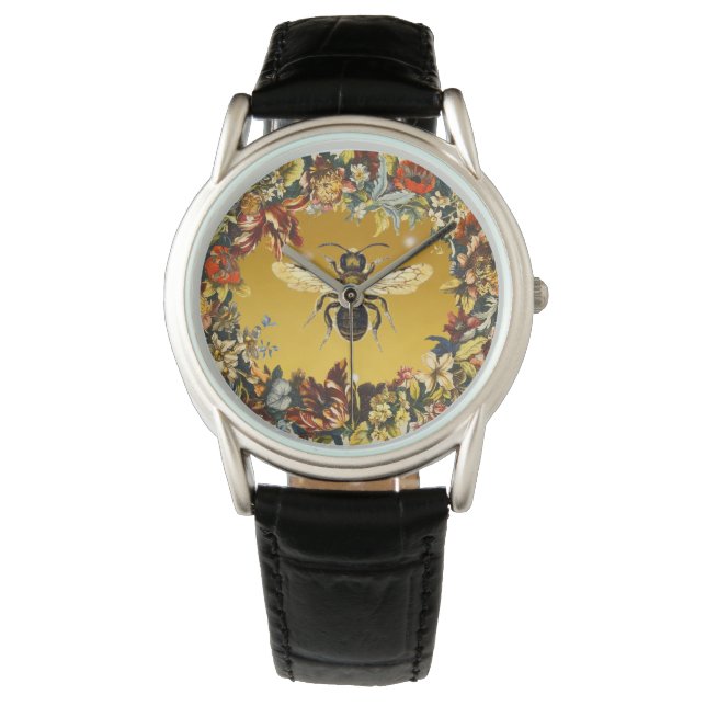 MONTRE LES FLEURS DU PRINTEMPS MIEL BEE / BEEKEEPER (devant)