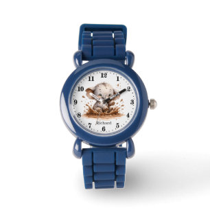 Montre Les garçons cool ajoutent le nom d'éléphant