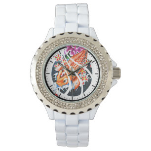 Montre Les Japonais orientaux frais tatouent les poissons