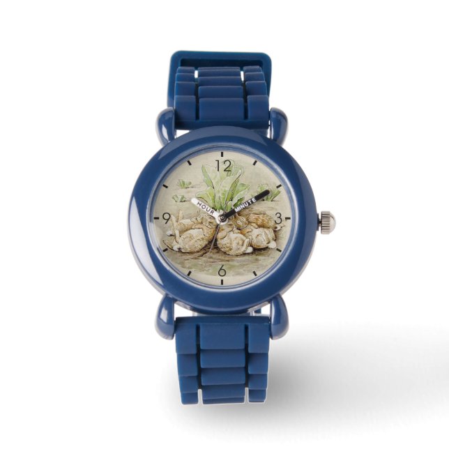 Montre Les lapins de Flopsy endormis (par Beatrix Potter) (Recto)
