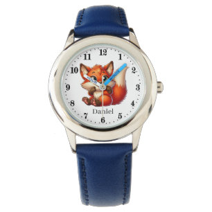 Montre Les mignons garçons amateurs de renards ajouter le