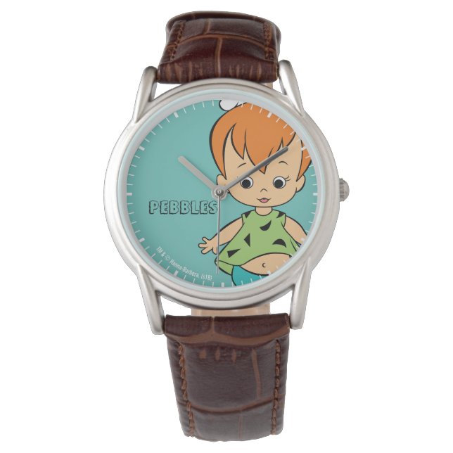 Montre Les Pierrafeu | Pierre de caillou (devant)