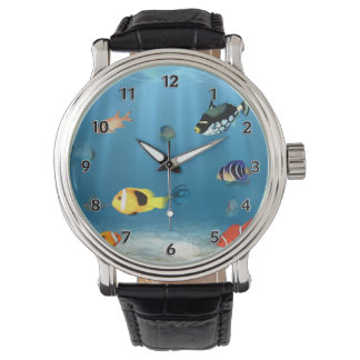 Montre Les Poissons Dans L'Océan