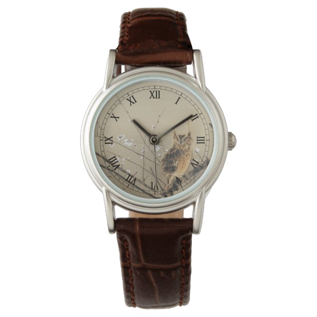 Montre Les premières fleurs de prune par Nishimura Goun,  (devant)