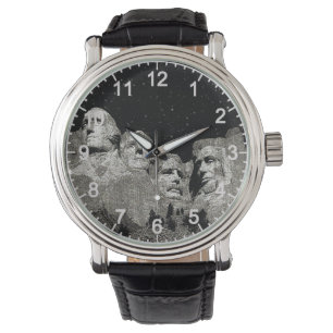 Montre Les présidents Mount Rushmore Graphisme Art, Regar