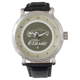 Montre Les rétros années 1950 d'automobile de voiture