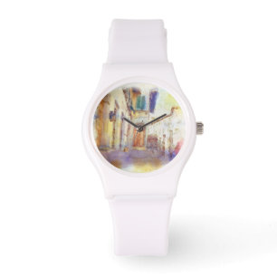 Montre Les vues de Florence ont fait dans l'aquarelle