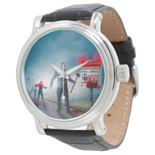 Montre Les zombies aux yeux lumineux de SlipperyJoe pour 