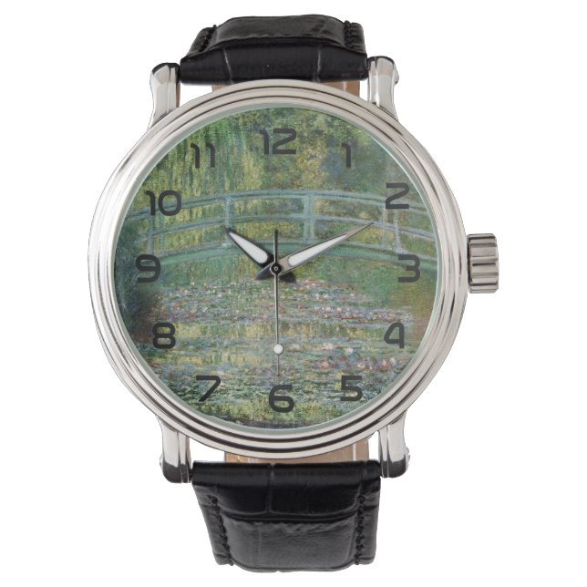 Montre L'Etang Lily | Peinture vintage française (devant)