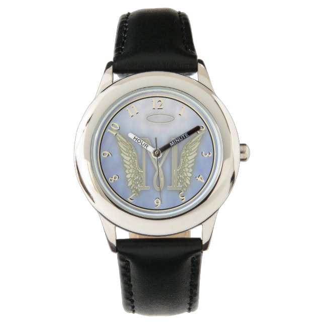 Montre Lettre M Angel Monogramme (devant)
