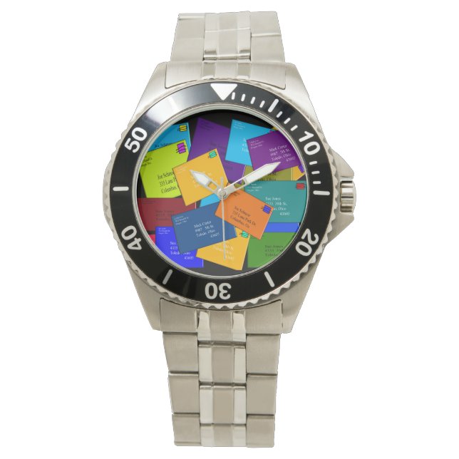 Montre Lettres de surveillance des travailleurs postaux D (devant)
