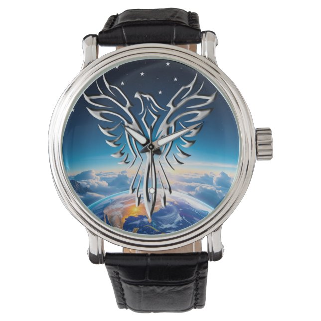 Montre Lever du soleil de l'aigle argenté (devant)